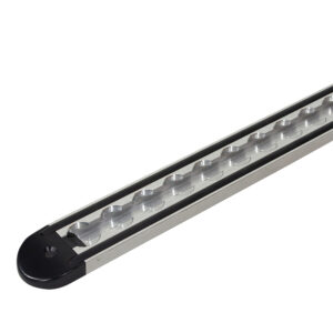 System rail alu with rubber strip (40x11) L=1997 mm