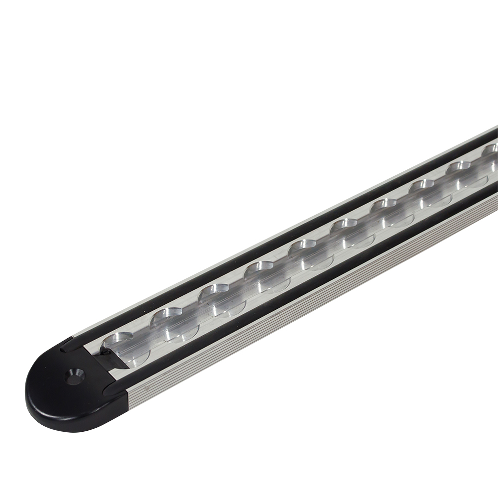 System rail alu with rubber strip (40x11) L=1997 mm