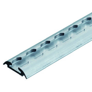 Busbar surface mounted half round alu L=2998 mm