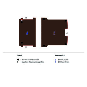 Floor plate 12 mm brown tbv EXPERT/JUMPY/VIVARO/PRO ACE L1 FWD (wheelbase 2925)