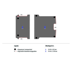 Floor plate 12 mm gray for JUMPY L1 FWD (wheelbase 2975)