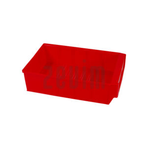 Warehouse box 300x183x81 color red