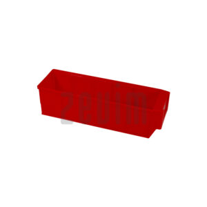 Warehouse box 300x91x81 color red